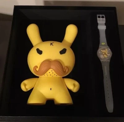 Kidrobot Frank Kozik Dunny x Swatch Watch Limited Edition Art Toy Pack VERY RARE