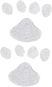GRIRIW 2 Pcs Fashionable Rhinestone Stickers for Clothes Bags Bling Patches for DIY Decor for Shirts Jeans Backpacks and More