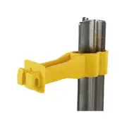 Dare Electric Fence Insulator, T-Post, Snug-Fit Backside, Yellow, 25-Pk.