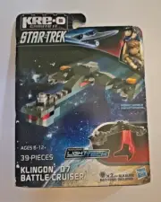 STAR TREK KRE-O CREATE IT Klingon D7 Battle Cruiser Hasbro Complete (MIB)