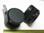 New Set 4 Caster Wheels for Plastic Drawer Carts Black