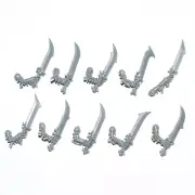 Warhammer Ossiarch Bonereapers Mortek Guard Nadirite Blade x 10 [Bits]