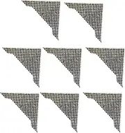 ETHZZLE 8pcs Bling Rhinestone Automotive Door Edge Protector Collision Trim Guard Durable Scratch Sticker for Car Door Bumper Stylish Edge Guard for Vehicle Protection