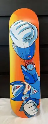 Jk Industries Rockman Mega Man Skateboard Deck 8.5 Hook ups Jeremy Klein