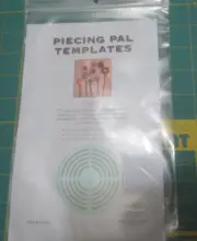 NIP Quilting Creations Piecing Pal Templates - Circles - 6 sizes blossoms yoyos