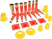 SEWOART 1 Set Caulk Finishing Tool with Nozzles and Scrapers Reusable Caulking Applicator for Home Kitchen Bathroom DIY Projects