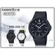 CASIO 手錶專賣店 時計屋 MW-240-1E 防水50米 簡約指針男錶 MW-240