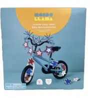 Mondo Llama Create-Your-Own Bike Decoration Kit Red White Blue Stars NEW