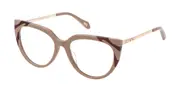 Just Cavalli VJC076 06Y1 Men's Glasses Brown Size 54 - Private Health Rebate - Blue Light Block Available