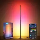 Govee RGBIC Floor Lamp, LED Corner Lamp Compatible w/ Alexa Smart Modern - Black
