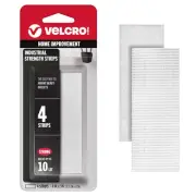 Brand Heavy Duty Hook And Loop Strips With Adhesive | 4x2 Inch Wide Strong Holds
