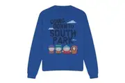 South Park Unisex Adult Humble Folks Sweatshirt (Royal Blue) - UTTV13295