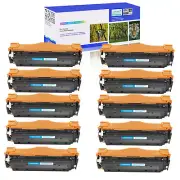 10PK Cyan CF381A 312A Toner for HP Laserjet Pro MFP M476dn M476dw M476nw