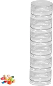 Set of 6 Travel Rechargeable Cosmetics - Waterproof Containers of 30ml for Face, Body and Hand Creams - BPA , Approved - Ideal for Toilet Products