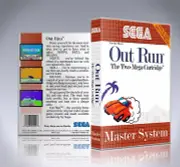 Sega Master System Case - NO GAME - Out Run [OutRun]