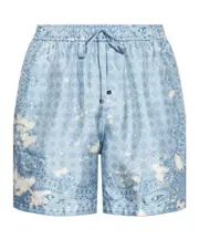 drawstring shorts XL,L light blue