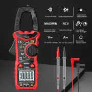 HT206 LCD Digital Clamp Meter Voltmeter Amp Ohmmeter Tester AC/DC Multimeter