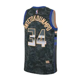 【NIKE 耐吉】背心 Giannis Antetokounmpo 男款 NBA 籃球 運動 字母哥 透氣 穿搭 藍 橘(DA6953-387)