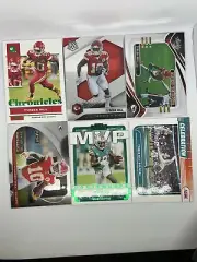 Kansas City Chiefs VALUE LOT (14) - Mahomes + Kelce + Tyreek Hill INSERTS