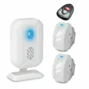 Wireless Home Shop Security Welcome Alarm PIR Motion Sensor with Remote Control