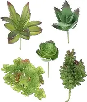 1 Set Succulents Unpotted Simulated Succulents Faux Plants for Indoors DIY Artificial Succulent Realistic DIY Fake Succulent Decorative Succulents Scene Layout Succulent