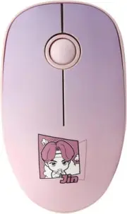 K Pop Star Character Wireless Mouse, 2.4G Noiseless Bluetooth Mouse with USB