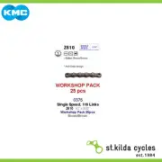 KMC Bike Chain - Z1 Narrow - Single Speed - 1/2" X 3/32" X 116 Links - Brown