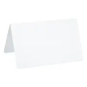 Blank Greeting Cards,100Pcs Favor Decor Foldable Blank Card ,White Card Paper