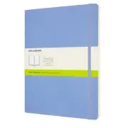 NEW Moleskine Classic Soft Cover Plain Notebook X-Lg Hydrangea