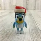 Bluey Santa Hat and Figure Verandah Santa Dress Up Set Christmas Holiday NEW