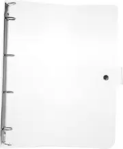 VILLFUL Notebook Shell Plastic Binder Cover for Scrapbooking and Planning Loose Leaf Design Easy to Use and Clean Lightweight and Practical