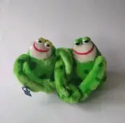 Valentine's Applause Romeo & Juliet Plush Frogs 1981 6" Loop Arms NWT