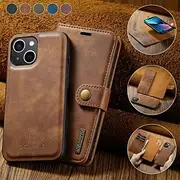 Magnetic Wallet PU Leather iPhone Case with Card Slot – Flip Cover for iPhone 16e 16 15 Pro Max Plus 14 13 12 11 Pro Max Mini X XR XS Max 8 7 Plus