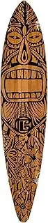 Bamboo Skateboard – Pintail Longboard Tiki Man 44" x 9.5" Deck