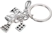 [WRITWAA] Cute Keychain for Baking Cake Decorating Egg Beater Key Ring Christmas Baking Present