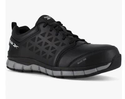 reebok sublite cushion work black 4049 Alloy Toe Size 14