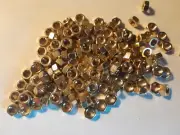 M5 X .8MM FINISHED HEX NUT BRASS (SELECT QTY)