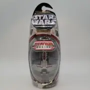 Republic Gunship Star Wars Titanium Series Die Cast Vehicle Ship 2005 Figure