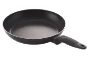 Mirro Get A Grip A7970284 Non-Stick Saute Pan, 8" Dia, Aluminum, Black