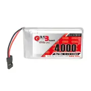 GAONENG 3.7V 4000mAh 5C 1S LiPo Battery JR Plug for Sanwa M17 Transmitter Receiver