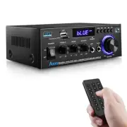 AK45 300W Bluetooth 5.0 Stereo Audio Amplifier,2 Channel Home Audio Amplifier...