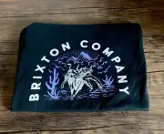 NEW Brixton Skate T, Black, Purple, Mens XL, Bull