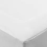 Sheridan Outlet Waterproof Knit Mattress Protector in White Size: Single Cotton
