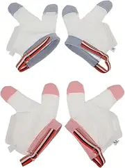 BESTonZON Finger Biting Stop Gloves 2 Pairs Boys and Girls Thumb Sucking Protector Breathable Mesh Design Easy to Adjust Size