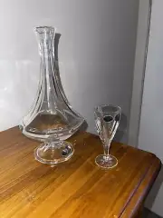 Bohemia Crystal - 7 Piece King Louis Decanter & Liqueir Set