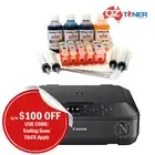 Canon PIXMA 3in1 MFP Edible Cake Inkjet Printer+680/681 Refill ink+Waffle Bundle