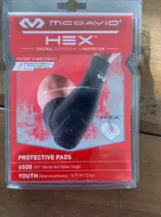 New McDavid HEX Arm Sleeve Protective Pads 6500 Unused Size Youth