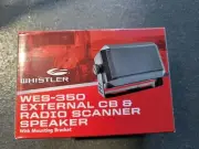 External CB & Radio Scanner Speaker With Mounting Bracket, WES-350