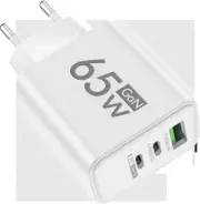PD 65W USB C Charger Gan Charger Quick Charge 3.0 Type C Phone Adapter for Iphon