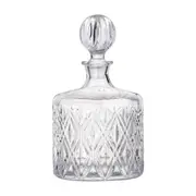 Davis & Waddell Fine Foods Deluxe Decanter Liqour/Whiskey/Scotch 24cm/1.2L Clear